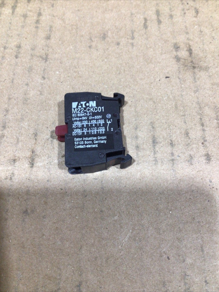 Eaton Moeller M22-CKC01 Contact Block M22CKC01 IEC 60947-5-1