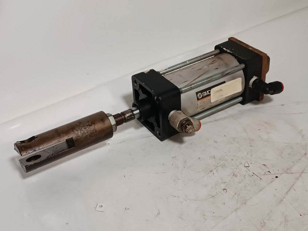 SMC NCDA1C250.... Pneumatic Cylinder with Adapter, 250psi Max, 17.5 kgf