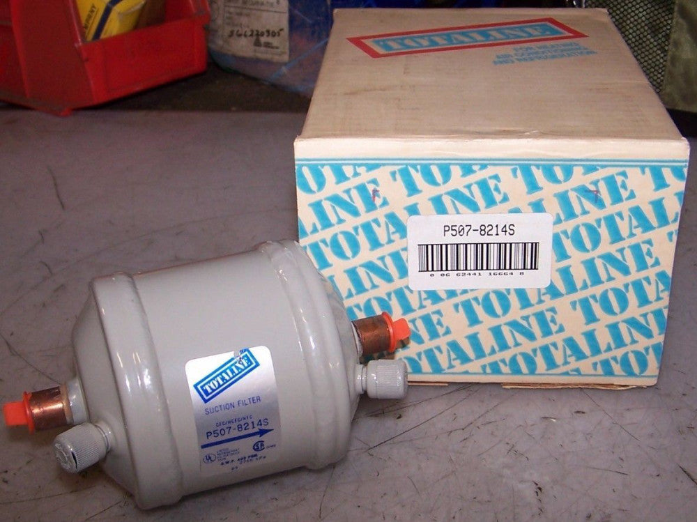 NEW TOTALINE P507-8214S SUCTION LINE FILTER DRIER 1/2" ODF CONNECTION