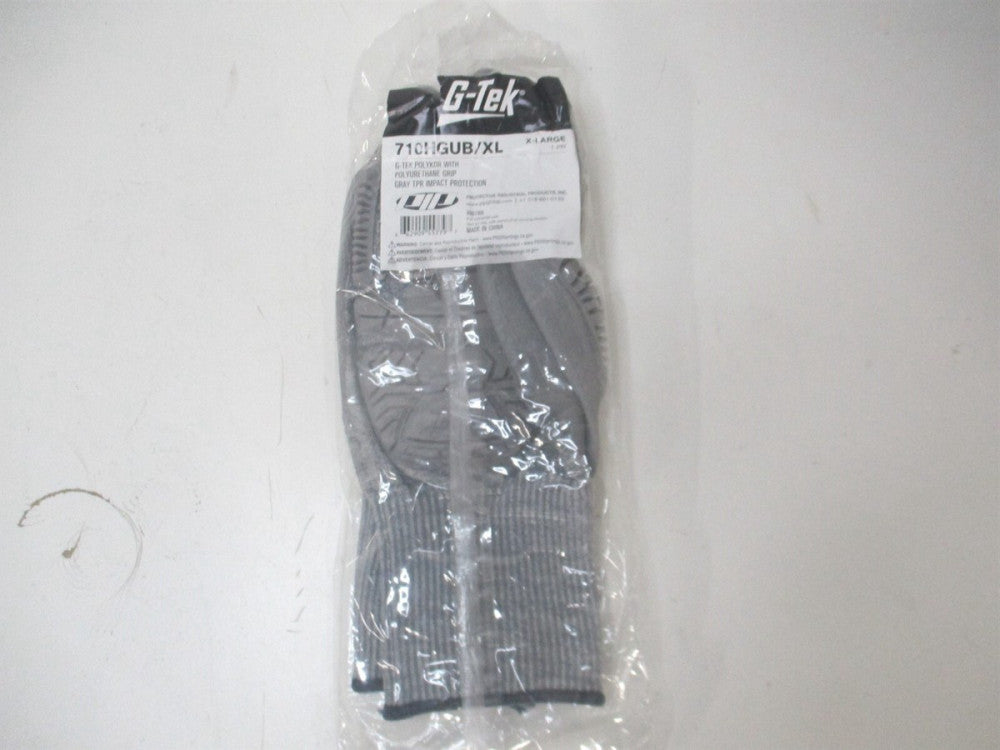 West Chester (710HGUB) R2 XL Grey Silver Fox Work Gloves w/Seamless Knit Shell 