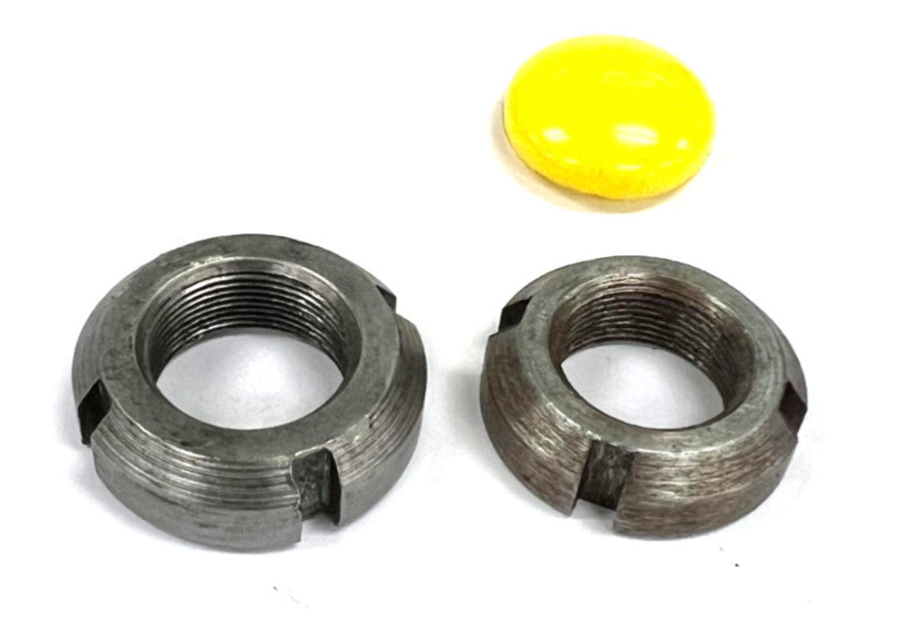 LOCKNUT N-03 & N-02-W THREAD SIZE 0.664-32" & 0.586-32" LOT OF 2