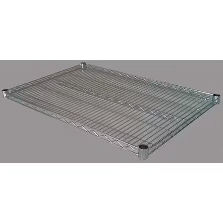 Zoro Select 1Ech2 Wire Shelf,225 Lb. Shelf Cap.