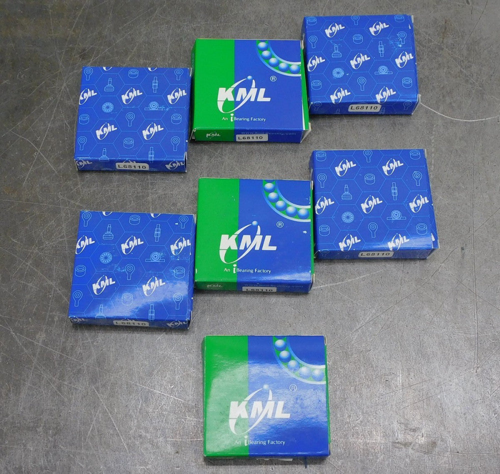 KML L68110 Taper Roller Bearing Race Cup Lot of Seven (7)