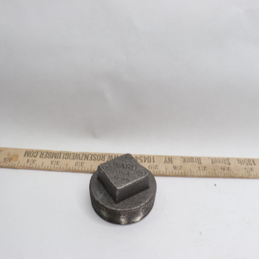 Ward Regular Cored Plug Black 2"