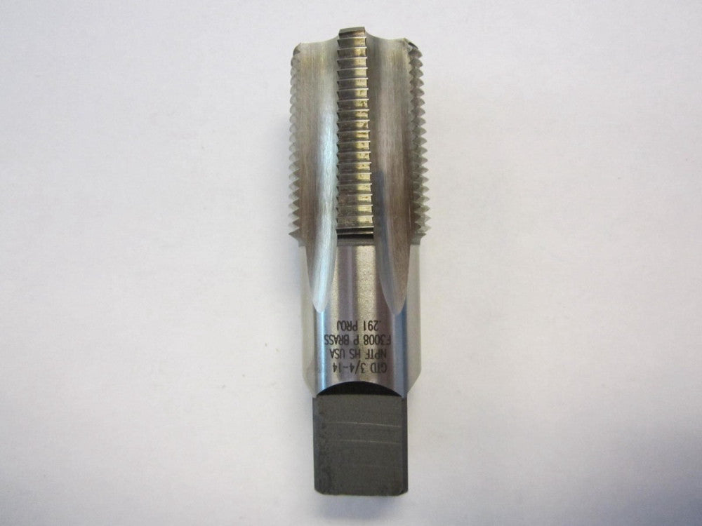 Greenfield (66231) 3/4-14 NPTF .291" Projection HSS Taper Pipe Tap 
