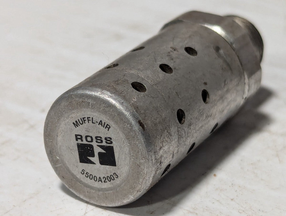 Ross Controls 5500A2003 Pneumatic Muffler Silencer, 1/4" Port as pictured