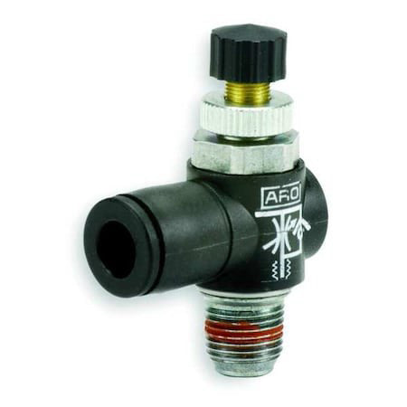 Aro 119310-375 Cylder Port Flow Control, 3/8, Mnpt Xtube