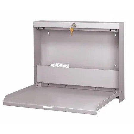 Wallwrite Ww-100-T47 Wall Mounted Desk, 20X16-3/8X3-3/8In, Gray