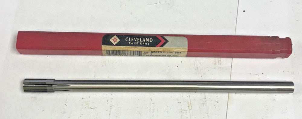 CLEVELAND C38701 STRAIGHT CYLINDRICAL SHANK REAMER DIAMETER 3/8" HSS
