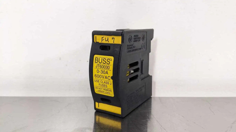 Bussmann JT60030 Din Rail Fuse Block 30A with LPJ-20SP Dual-Element Time Delay F