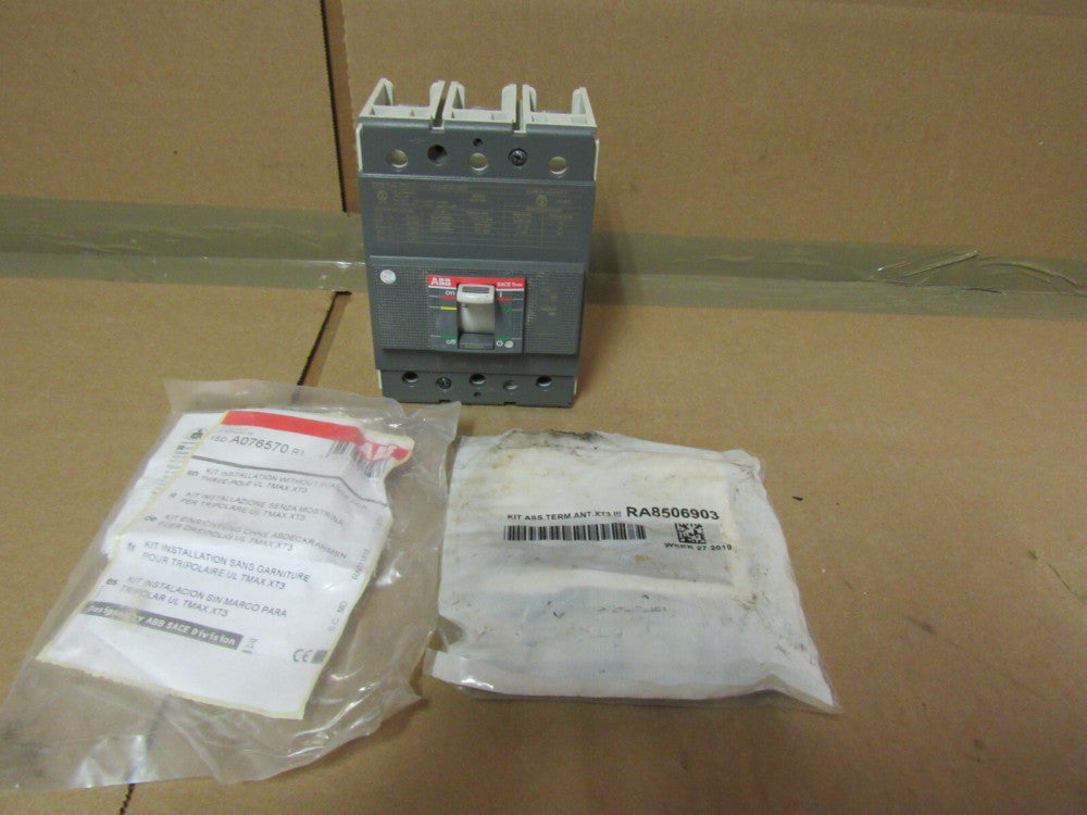 ABB SACE Tmax XT3N 225, CIRCUIT BREAKER, 3P/225A /690vac, N/NIB! MAKE OFFER!