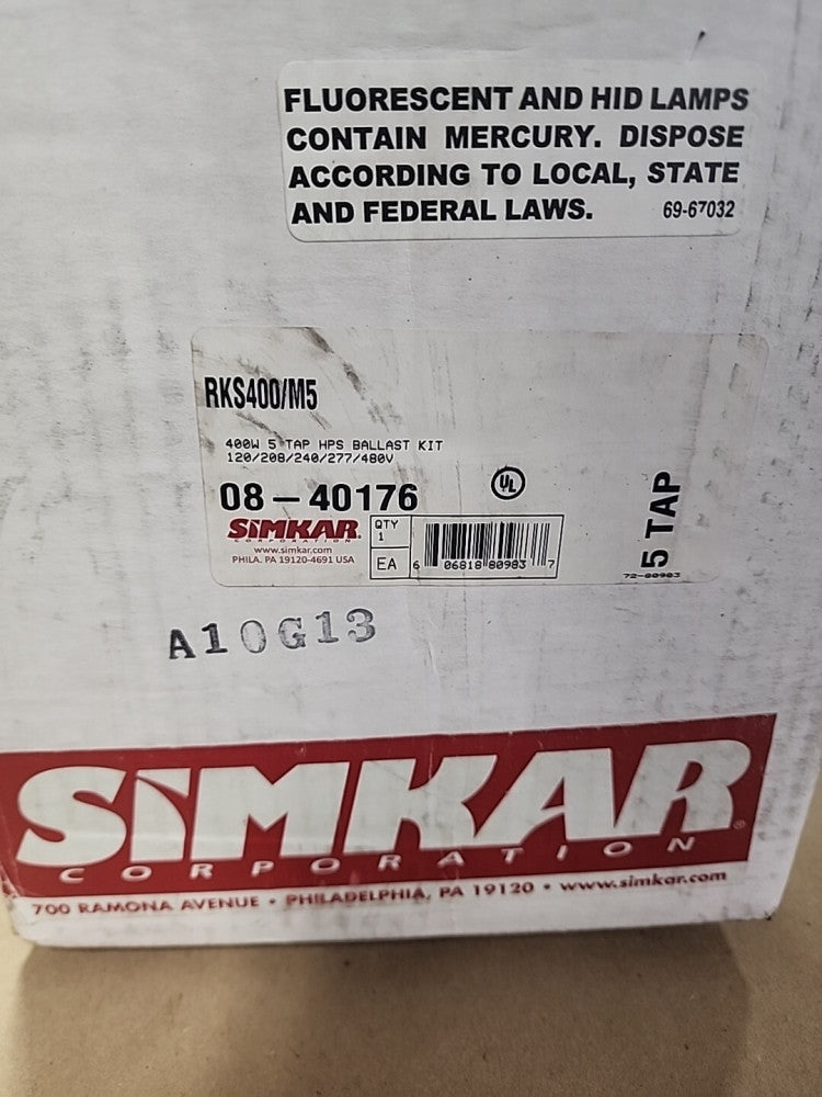 SIMKAR-RKS400/M5-ENERGY EFFICIENT HIGH PRESSURE SODIUM BULB