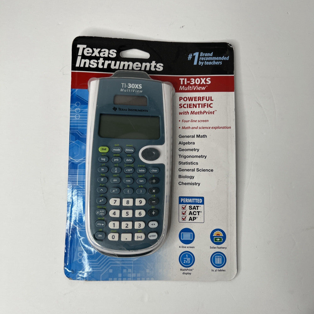 NEW Texas Instruments TI-30XS MultiView Scientific Calculator with MathPrint