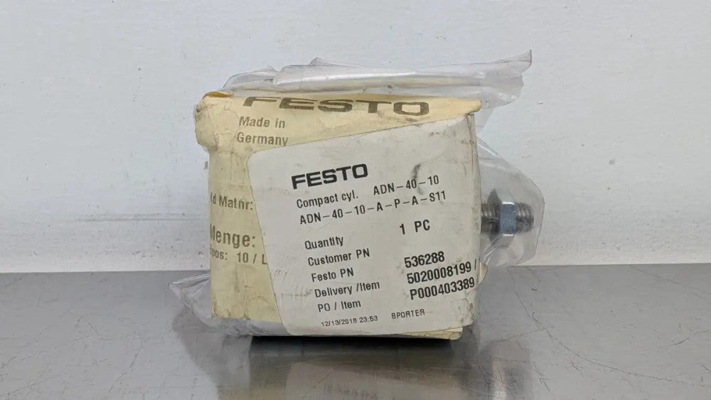 Festo AND-40-10-A-P-A-S11 Compact Pneumatic Cylinder 536288