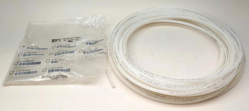 Parker E-64-0100 Tubing Polyethylene 3/8" X .062 Wall 90' Length