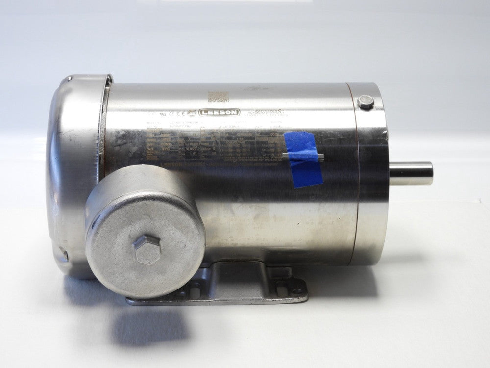 Leeson 121877.00 2HP Washdown Motor 3 Ph 230/190V 460/380V 145TC CZ145T17WK33A