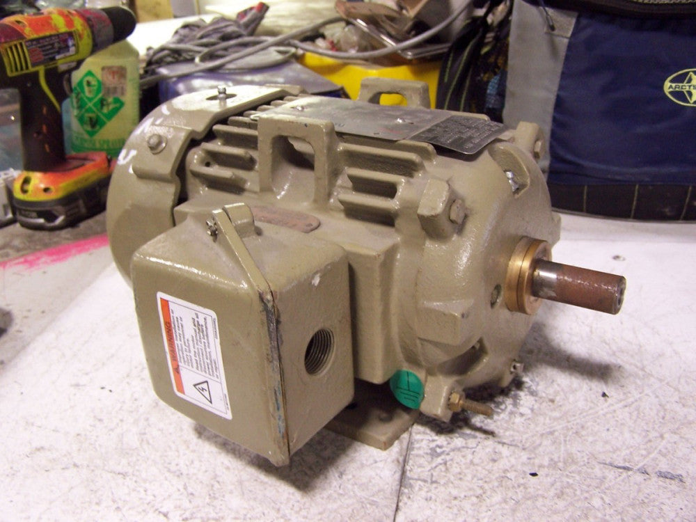 GE 1 HP ELECTRIC AC MOTOR 460 VAC 143T FRAME 1750 RPM M352