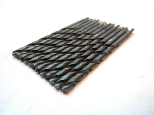  2-3/16" x 3-3/8" 17 Black Oxide Automotive Tanged Jobber Drill Bits - Qty 12