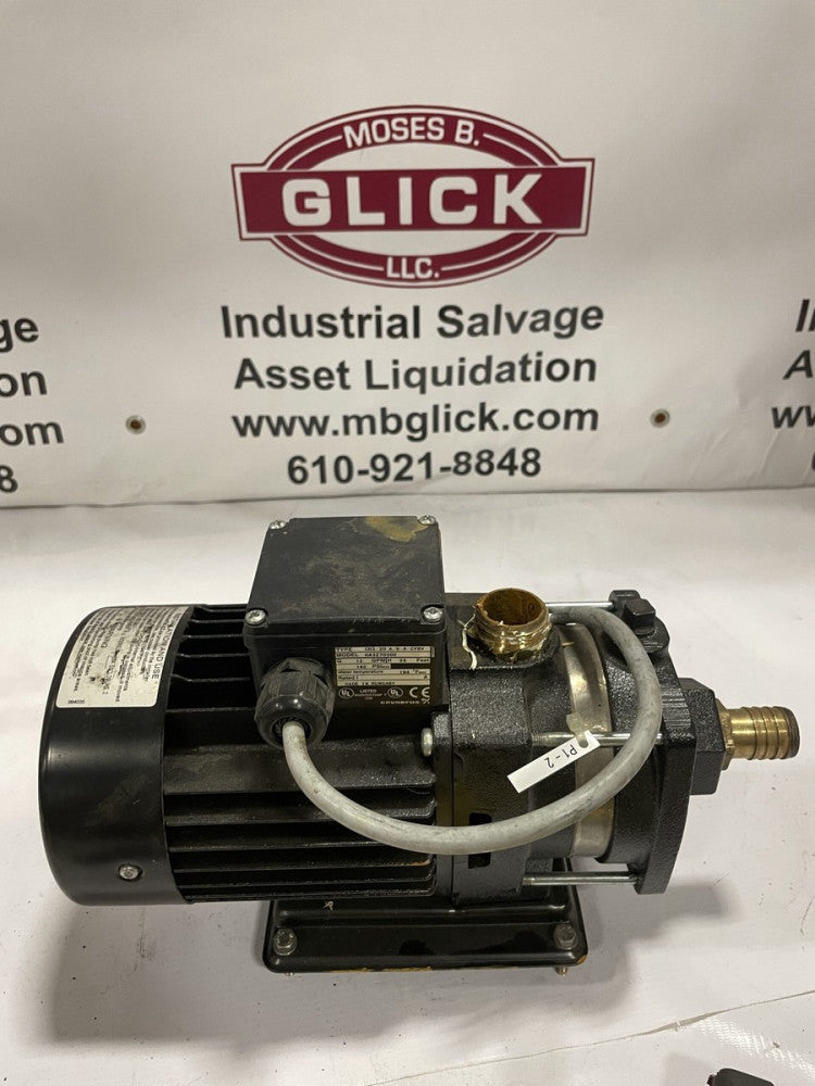Grundfos CH4-40 A-B-A-CVBV K44813004 1HP Booster Pump 26GPM 145psi 98ft Head 3PH