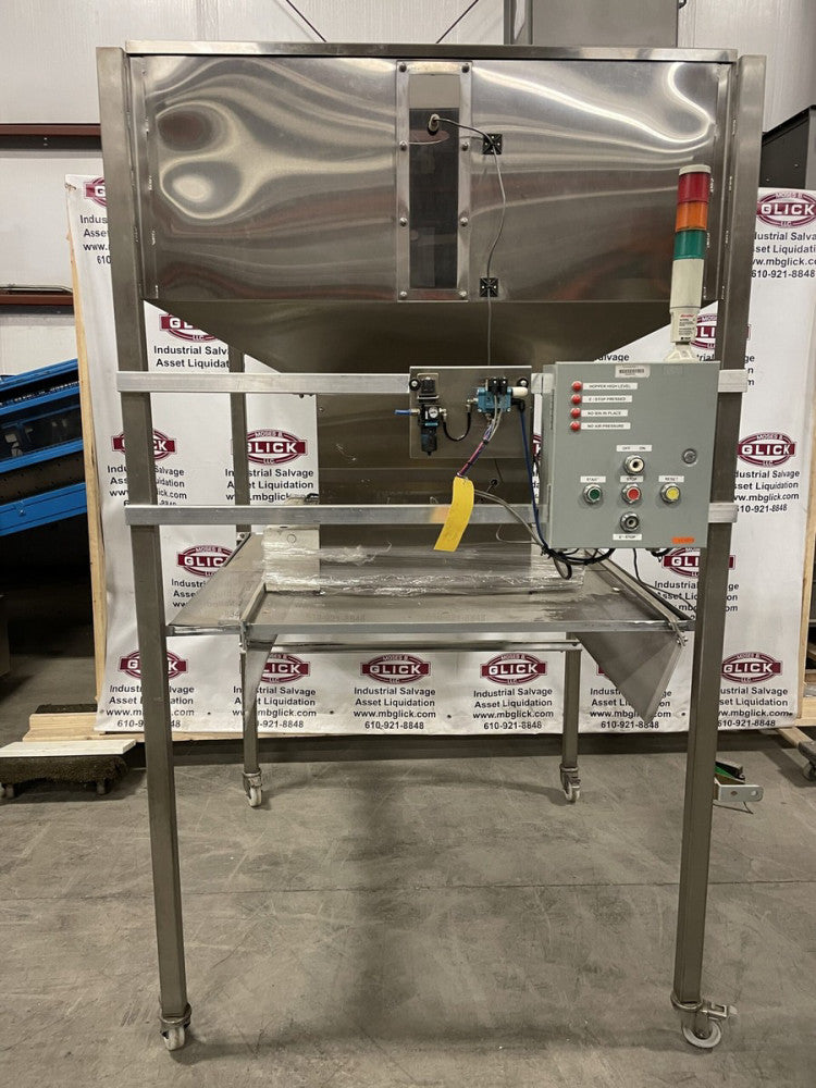 50 Gallon Stainless Steel Pneumatic Hopper/Bin