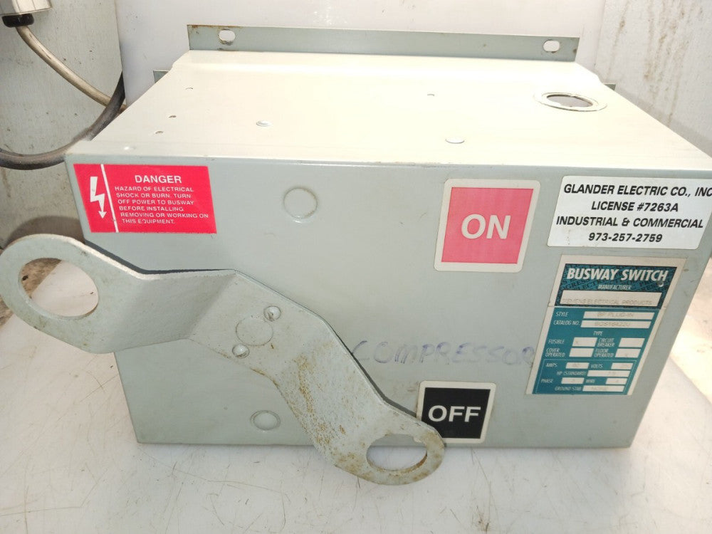 ITE SIEMENS BOS16422U 60 AMP FUSIBLE BUS PLUG 3 PHASE 4W  250 VAC