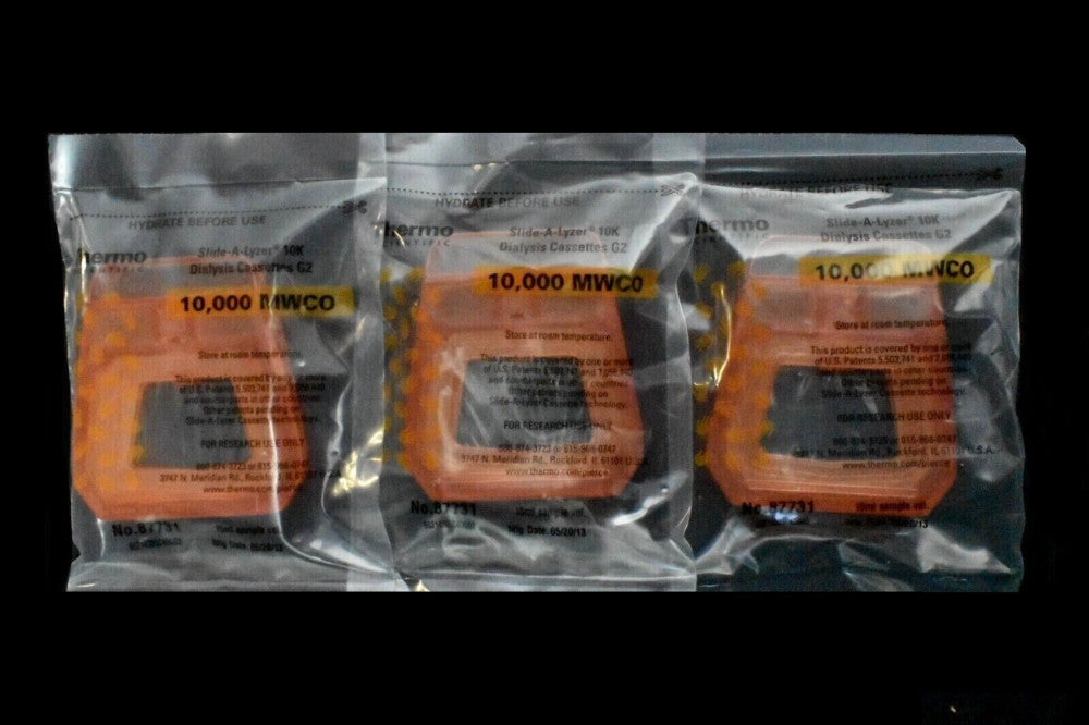 Thermo Scientific 87731 Slide-A-Lyzer G2 Dialysis Cassette 10K MWCO 15 ml (3/Pk)