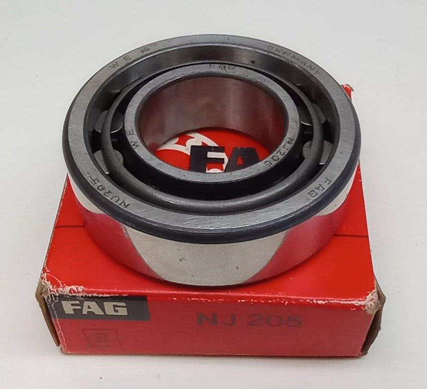 FAG NJ205 Cylindrical Roller Bearing 25X52X15mm NJ-205