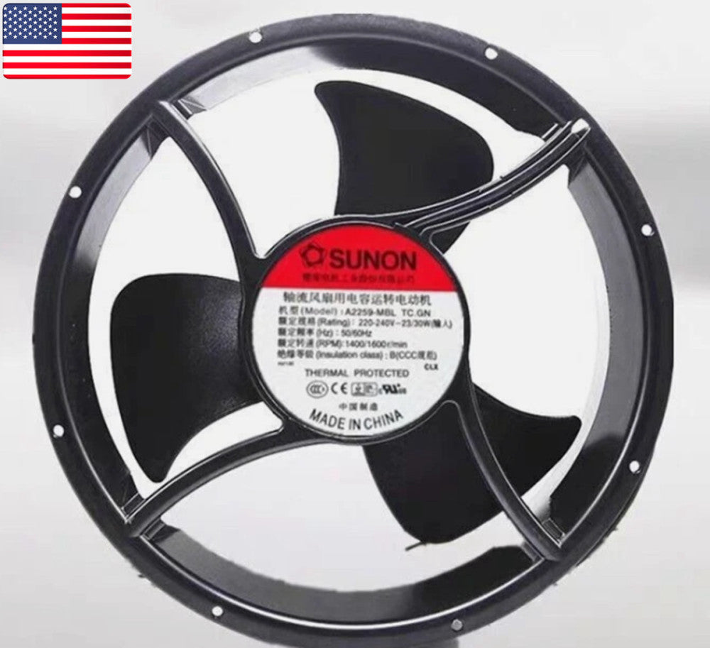 One Brand New SUNON A2259‑MBL A2259MBL Cooling Fan 250 mm 220V - US Stock