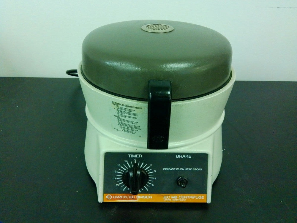 Damon / IEC Division IEC MB Centrifuge Micro Hematocrit 275 Head, 11,500rpm