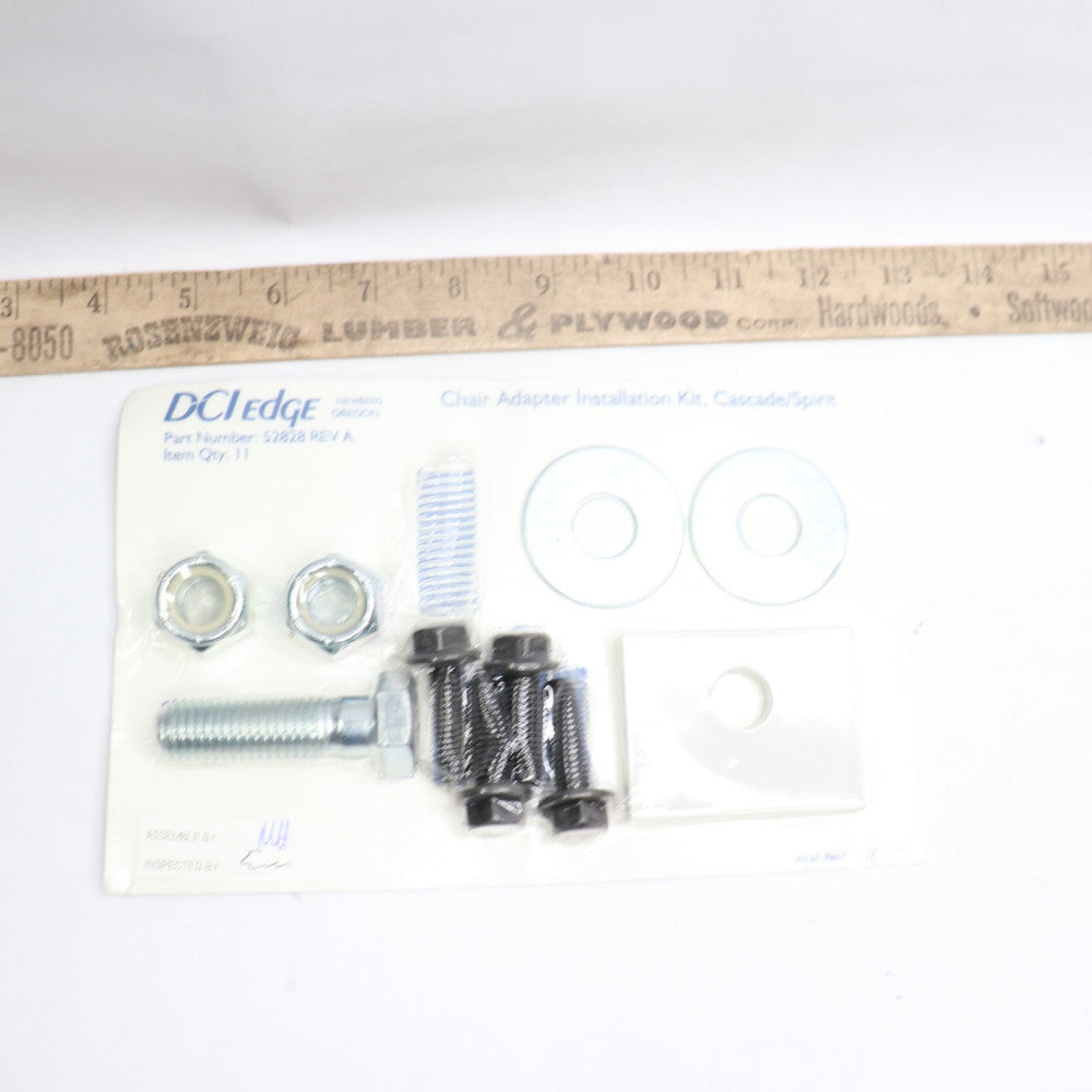 DCI Edge Chair Adapter Installation Kit Cascade/Spirit Hardware Only 52828