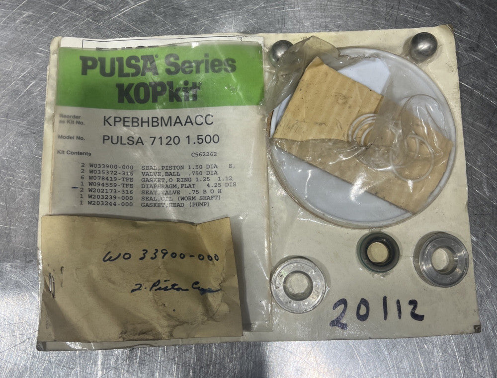 PULSA SERIES KOPkit PUMP REBUILD KIT, KPEBHBMAACC 7120, 1.500 Partial Kit