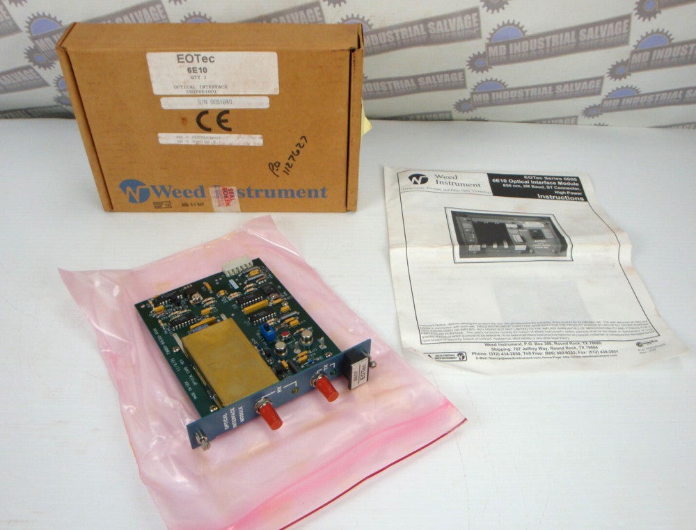 WEED Instruments EOTec 6E07 7880-6538-498 (NEW in BOX with Instructions)