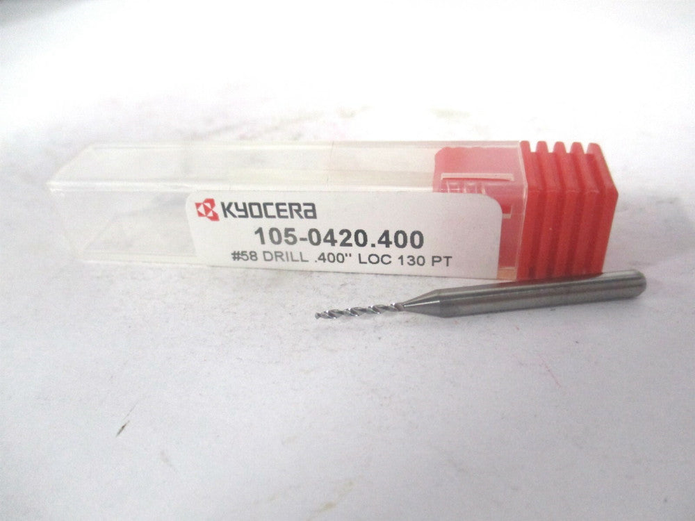 SGS (07323) #58 130° 1/8" x 1-1/2" OAL Regular Spiral Circuit Board Drill Bit 