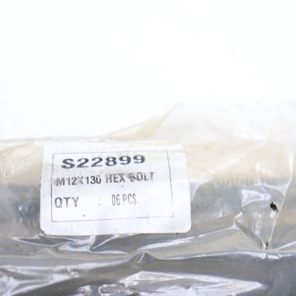 (6-Pk) Hex Bolt M12 x 130 S22899 