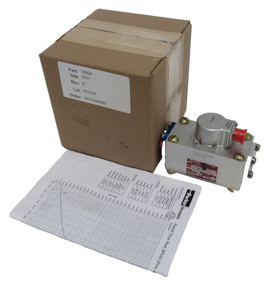 NEW PARKER JET-PIPE 425-2075 SERVO VALVE 4252075 74004