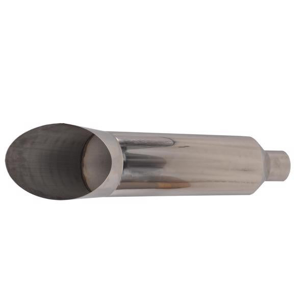 4-8 curved silver, made of stainless steel 201, polished, with a wall thickness
