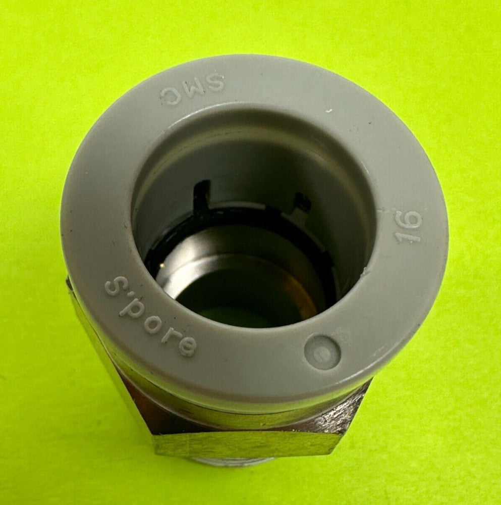 SMC KQ2H16-04NS Hex Fitting 16mm x 1/2 NPT  (Lot of 5) - New Old Stock