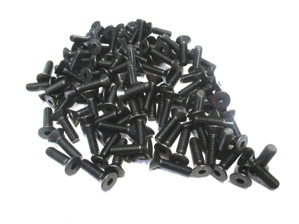 Brighton (233007) #10-32 UNF 3/4" OAL 1/8" Hex 82° Flat Cap Screw - Lot of 100