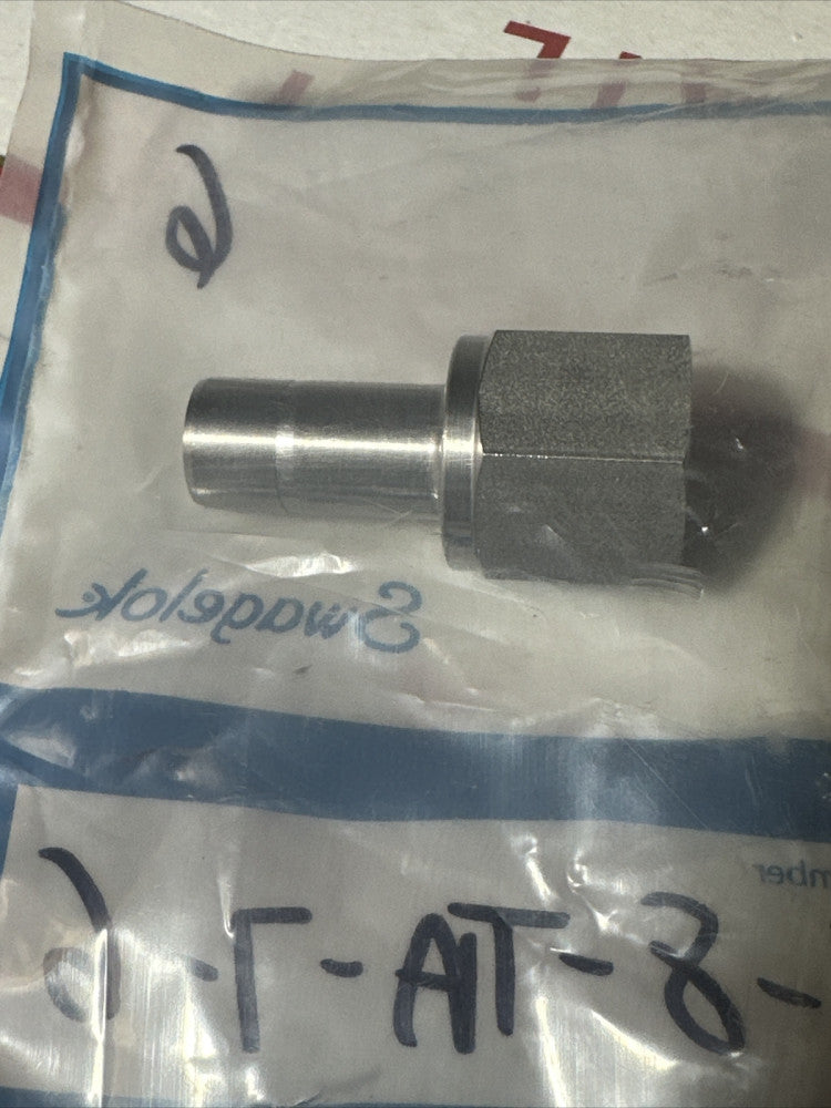 New Swagelok SS-8-TA-7-6 , Tube Adapter, 1/2" x 3/8" female NPT