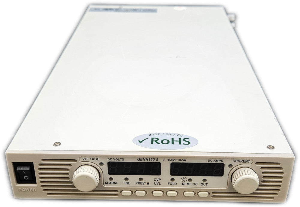 TDK Lambda GENH150-5 Programmable Power Supply 0-150VDC, 0-5Amp