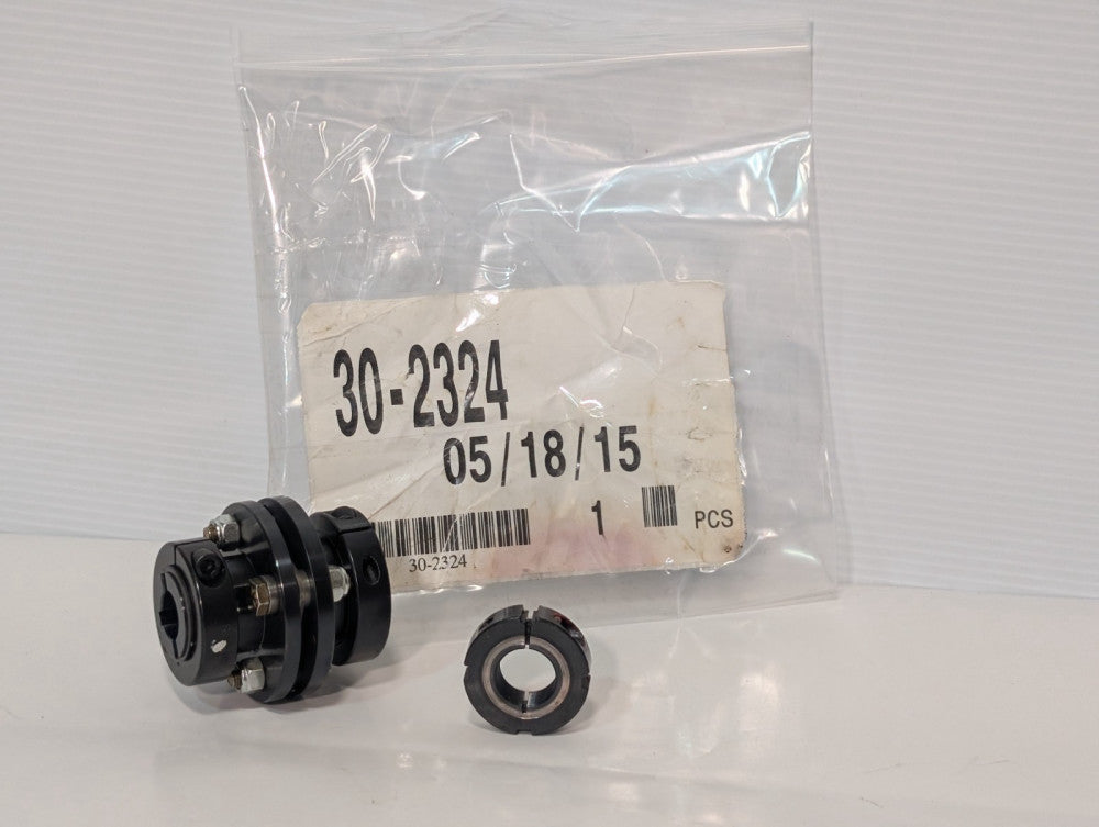 Ruland P/N 30-2324 Double Clamp Disc Coupling, Aluminum, New Old Stock, As Shown