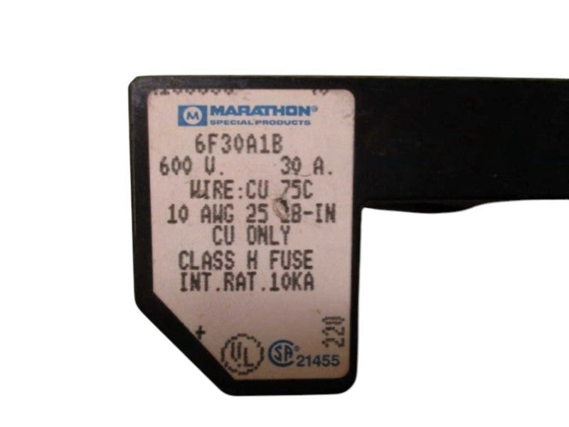 MARATHON 6F30A1B SINGLE FUSE HOLDER  NSNP