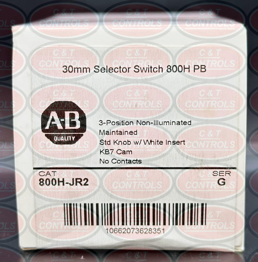 Allen Bradley 800H-JR2 3 Position Maint. Knob New In Box USA Stock