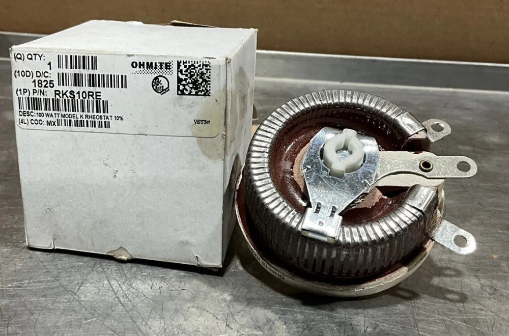 OHMITE RKS10RE RHEOSTAT Nos Surplus