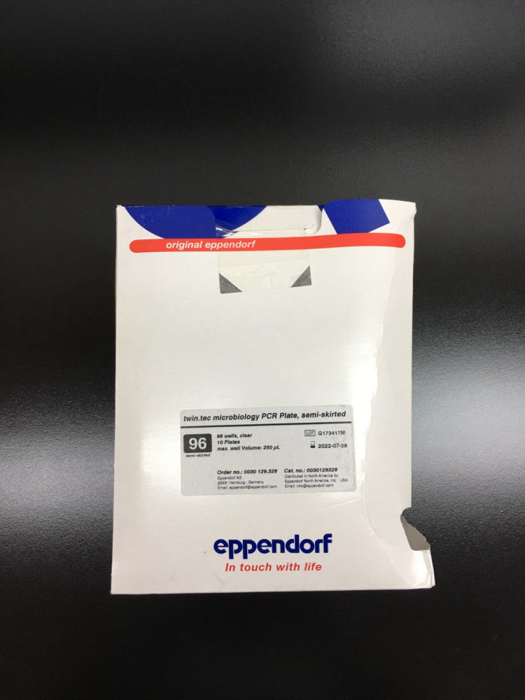 Eppendorf Cat No 0030129326 twin.tec PCR 96 Well 250μL PCR Plates