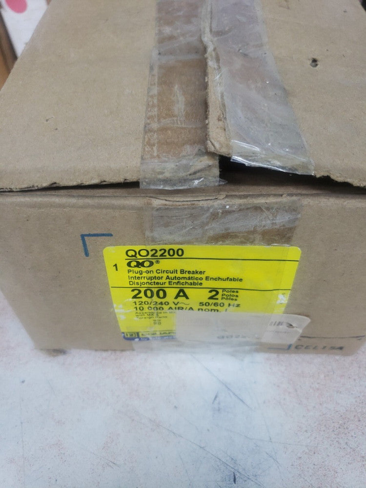 Square D 200Amp 120/240V QO2200 Circuit Breaker 2 Pole