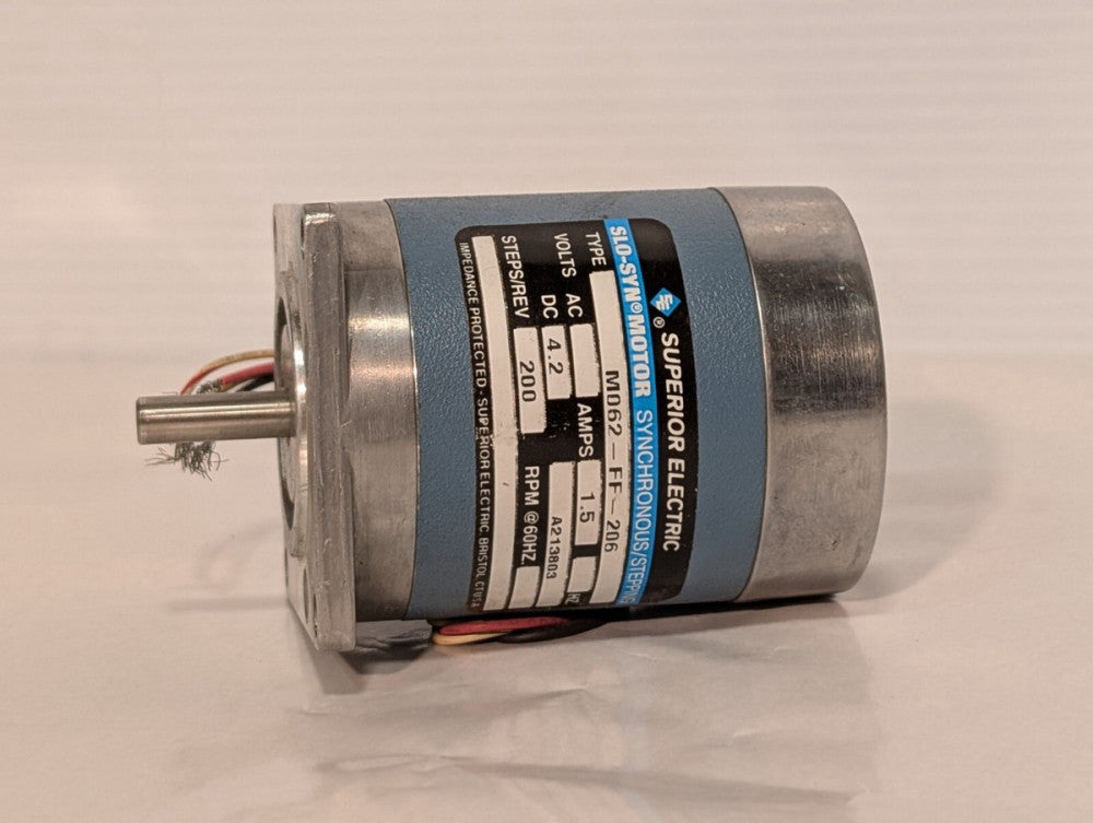 Superior Electric M062-FF-206 Slo-Syn Stepping Motor, 200rpm, 1.5A, 4.2vdc