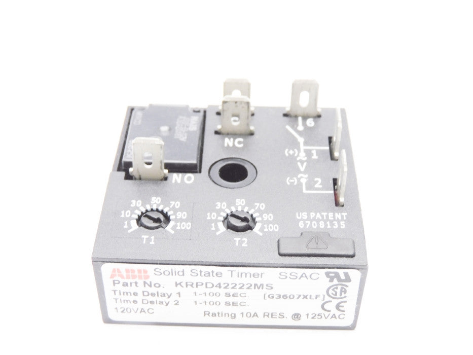 ABB KRPD42222MS 120VAC 1-100SEC UNMP