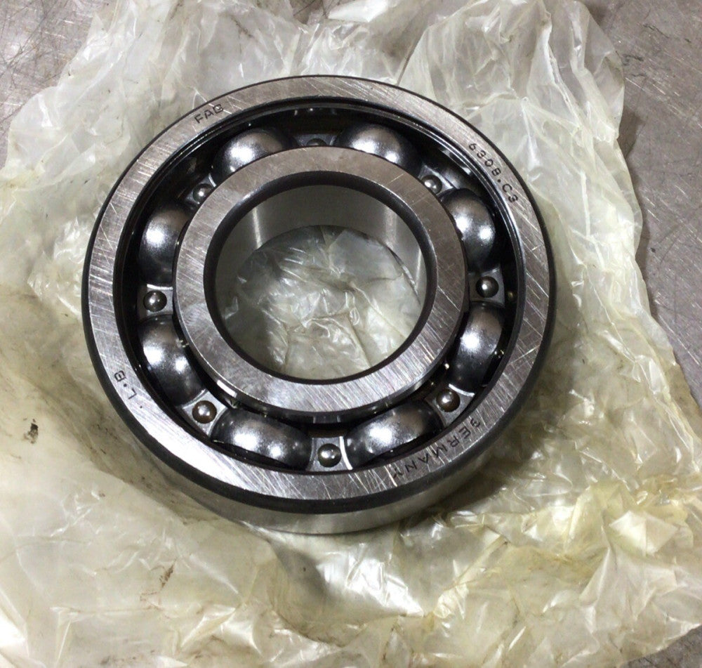 FAG 6308 C3 DEEP GROOVE BALL BEARING, OPEN TYPE, NO SEALS