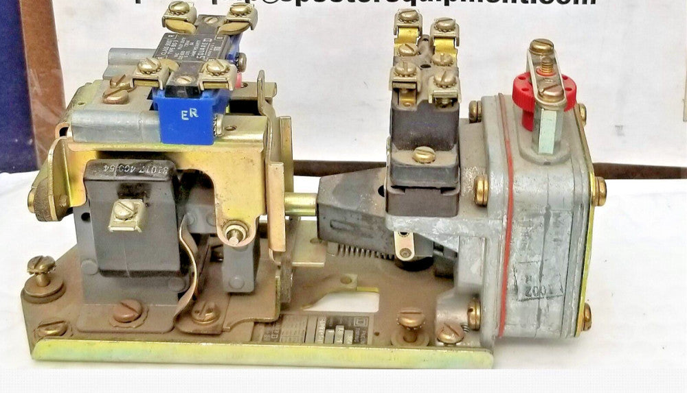 Square D 9050-B0-2E Pneumatic Timing Relay Series E Tested Working Pull [C1B2]